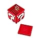 Price comparison product image MOGOI Small Game Card Case, Game Card Holder with 8 Game Card Slots and 4 Micro SD Card Holders for Nintendo Switch (Red)