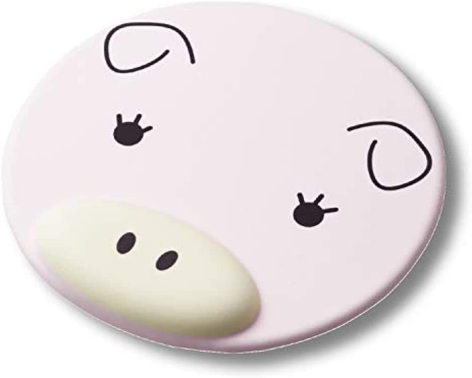 3D Pad with Wrist Rest Anti Slip Soft Silicone Cute Cartoon Mice Mat for Gaming PC Laptop