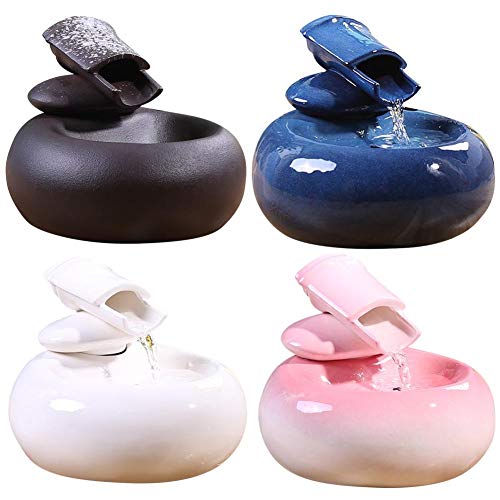 Pet Fountain Small Automatic Water Drinker Feeder voor Hond Cat Ceramic Pet Water Drinker Accessoires voor fonteinfonteinen in de tuin (Color : Black) - Image 7