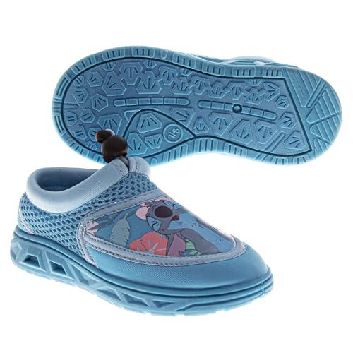Josmo Kids Stitch Water Shoes for Girls - Pool Aqua Socks Slip On Quick Dry (5-10 Toddlers / 11-12 Little Kids)4