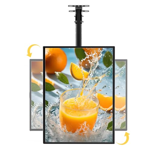 Panneau d'affichage mural LED inclinable pour menu de restaurant et magasin de bonbons