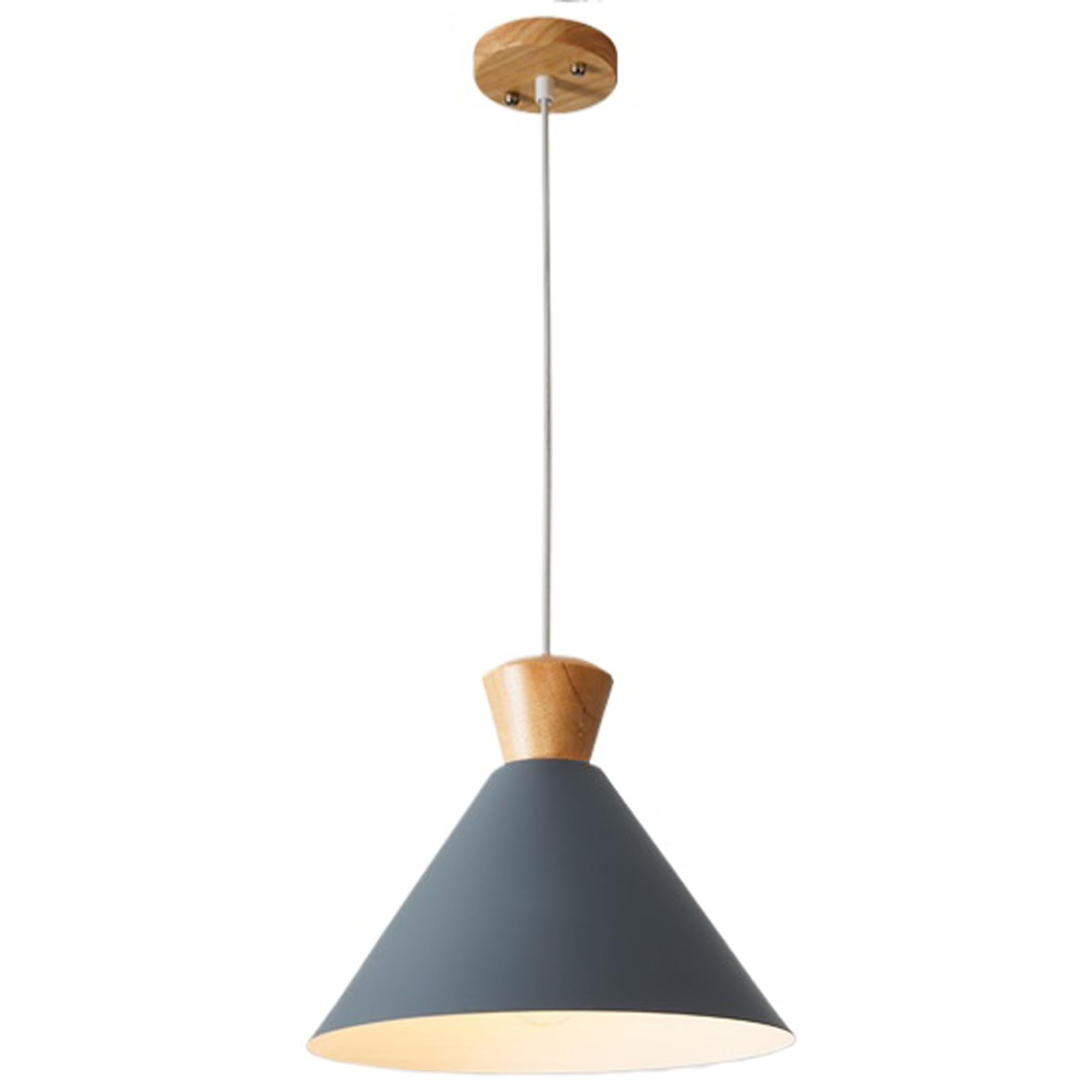 CSXSXAUO Nordic Yellow Hanging Lamp,Modern Ceiling Light Fixture,Macaron Pendant Light,Simple Lighting Fixtures Chandelier,for Restaurant,bar,Coffee-11 Inch Width (Color : Gray) Star of