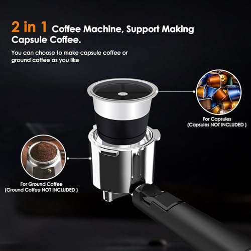 Professional Espresso Machine with Milk Frother