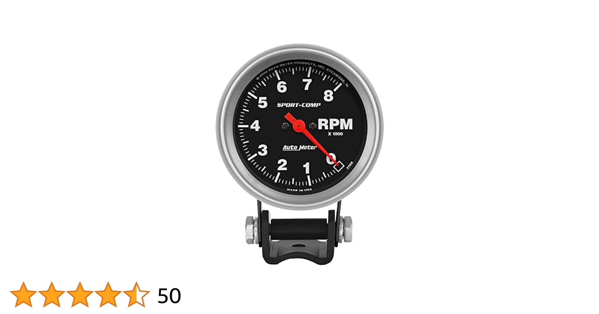 Amazon | AutoMeter オートメーター3708 8000RPM Φ66mm タコ