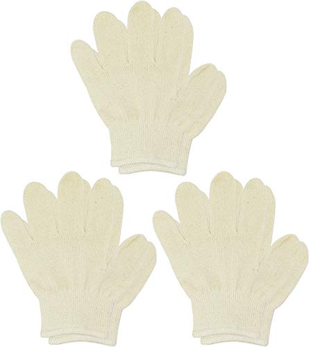 日本製 軍手 こども用 幼児用(幼稚園児・小学生低学年推奨)3組(3双) 14cm 生成 13ゲージ 子供用