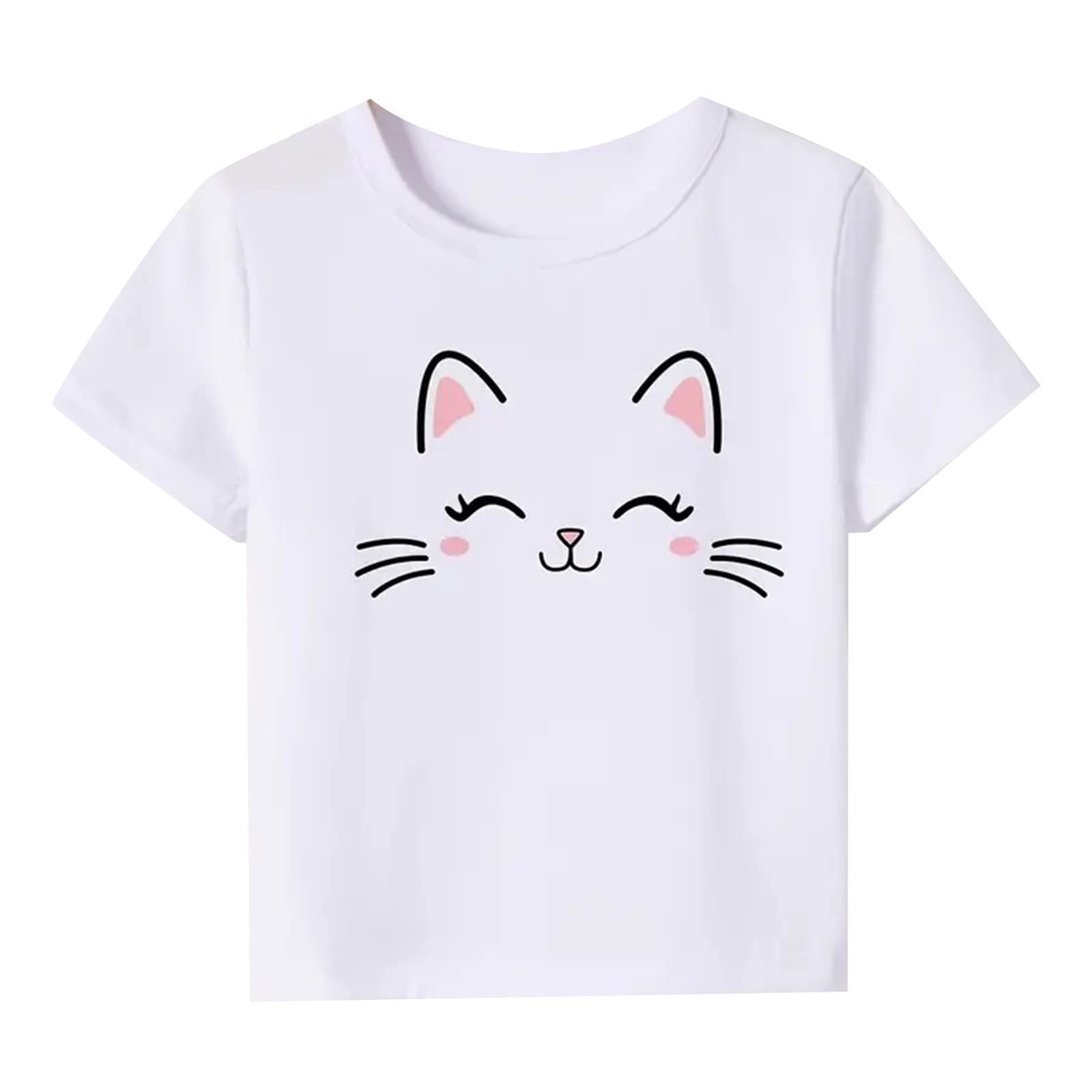 Generic Blusa tirolesa niñas niños niños pequeños bebé niña primavera verano carta impresión manga corta camiseta ropa camisa 140