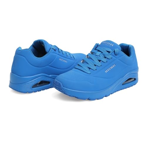 Image of Skechers Mens UNO - Stand ON AIR Blue Casual Sneakers, 8 UK