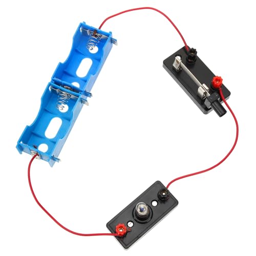 KONTONTY Kit de Circuitos Eléctricos Educativo para DIY con Interruptores Bombillas y Cables Experimentos Científicos Stem para Años Material Didáctico para Escuelas Primaria y Secundaria