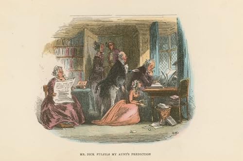 Tableau David Copperfield illustration Hablot Knight Browne pour sublimer votre bibliothèque
