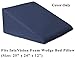 InteVision 400 Thread Count, 100% Egyptian Cotton Bed Wedge Pillowcase; Replacement Cover Designed to Fit The 12
