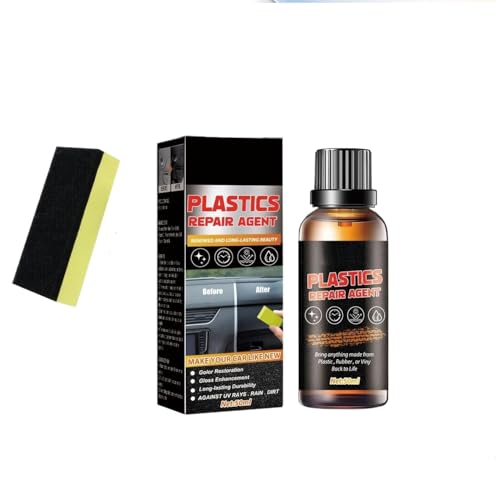 Image of ROKTRY 1 pcs Plastic Restorer for Cars ,Lasting Auto Restoring Liquid , Exterior and Interior Plastic Revitalizing , Resists Water,Auto Exterior & Interior Plastic Cleaner