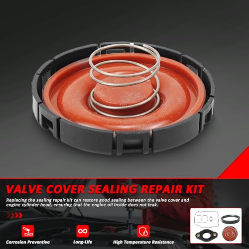 Image of Valve Cover Gasket Setfor for BMW 228i 320i 328i 428i 528i X1 X3 X4 Z4 2012-2018 Replace# 11127588418 11127507217 11377502022 1112758841202