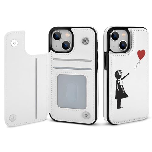 iPhone13pP[X 蒠^ oNV[ Banksy ̎q ԂD ACtH13pP[X 蒠^ w z^ gуJo[ PUU[ y ϏՌ J[h[ X^h@\  X}zP[X