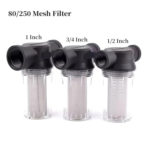 Filtro en línea para bomba de agua 80/250 malla 1 pulg miniatura 3