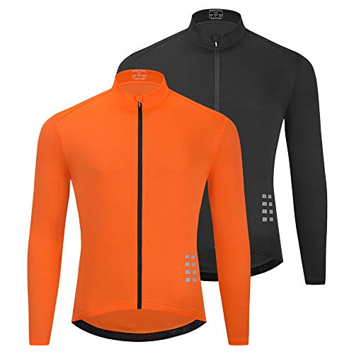 Jersey de ciclismo, Romacci Camisa masculina de manga longa para ciclismo MTB respirável para bicicl