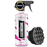 Legendary Gloss Dressing with Applicator 16oz - Tire Shine Spray & Plastic Restorer – Water Based & Non-Greasy Interior/Exterior Detailing Spray - Trim, Rubber, Vinyl & Plastic Restorer for Cars