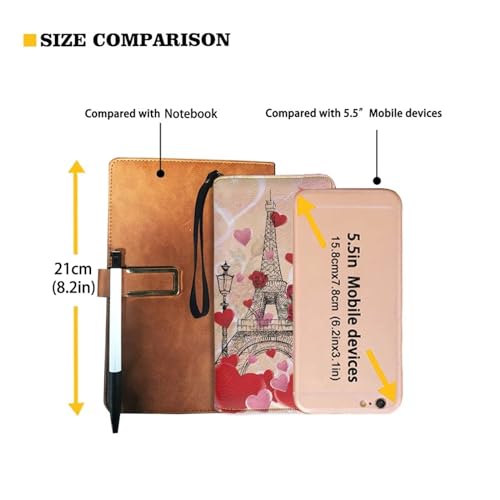 Women Wallet Around Zipper Long Purse RFID Blocking Eiffel Tower Print Credit Card Holder Phone Coin Pocket Purse Multiple Card Slots Cloutch Bag2