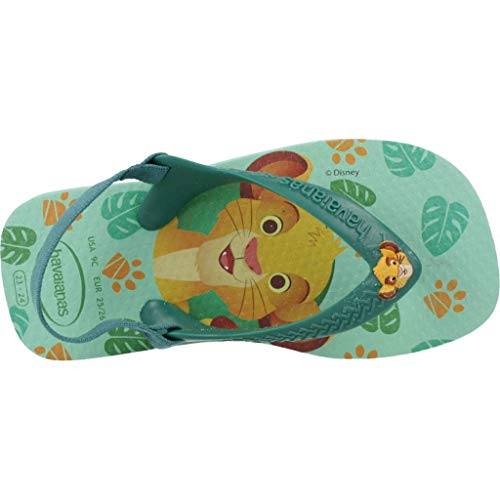 Chinelo Disney Classics, Havaianas, Bebê Unissex, Verde Orvalho, 19