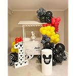 175Pcs Red Yellow Black Balloon Garland Arch Kit - Cartoon Mouse Theme Party Decorations with 18 12 10 5 Different Sizes Party Balloons for Birthday Anniversary Baby Shower Backdrop Decorations - Image 5