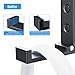 GLDRAM VR Wall Mount for Oculus Quest 2, Folding VR Headset Wall Hooks for Meta Quest 2, VR Stand Hanger Accessories Bundles with Screws, Black Stand Bracket Storage Clothes and Cooker - 3 PCS