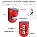 Solar Sound & Light Alarm Motion Sensor 110 Decibels Siren Sound Alert & 6LEDs Flash Warning Strobe Security Alarm System for Farm Villa(1 Pack)