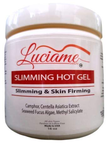 LUCIAME-SLIMMING HOT GEL 160z - Thermo Active - Firm, Slim, - Reduce Inches, Cellulite - Slimming Cream for Tummy, Abdomen, Belly and Waist - Firming Cream - GREAT RESULTS