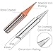 Soldering Iron Kit, 60W Soldering Iron, 5 Soldering Iron Tips, 21-in-1 Adjustable Temperature, Solder Wire, Stand, Desoldering Pump, Soldering Welding Iron Kit for Electronics Hobby DIY 110V US Plug