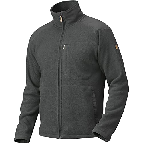 Fjällräven Herren Buck Fleece Fleecejacke, Graphite, XXL