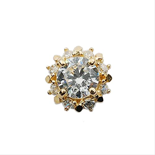 Bijoux de mariage TXQHD collier pendentif petit soleil brillant en diamant
