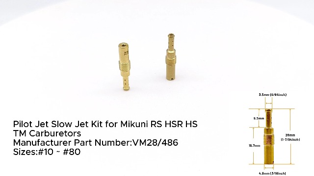 Amazon.com: YGQ 43Pcs Carburetor Jet Kit for Keihin Nibbi