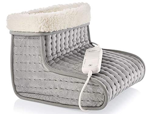 Preisvergleich Produktbild Fusswärmer elektrischer Fusswärmer mit Heizung 6 Temperaturstufen Teddyfutter Schnellheizung