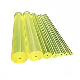 Polyurethane Hollow Rod, Length 500mm Dia 16-120mm Aperture 6-80mm, Translucent PU Plastic Sticks, Oil Wear Resistant Shock for Industry(40 * 20mm)