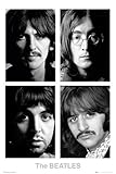 poster musicale beatles, the – white album – dimensioni: 61 x 91,5 cm + 2 listelli in legno 61 cm