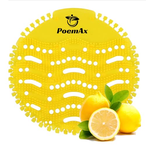 10 Pack Urinal Screen Deodorizer Mats Long Bristle Anti-Splash Anti-Clogging Urinal Mats Scented Lasting Odor Freshener Urinal Cake Ideal for Bathrooms Restrooms Offic