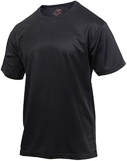 Rothco Quick Dry Moisture Wicking T-Shirt, Black, XL