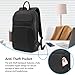 Backpack for Men Slim & Expandable Travel Laptop Backpack with USB Charging Port Water Resistant Anti-Theft Business Backpack Fits 15.6In Laptop for Commute Work College with Small Bag(Business Black)