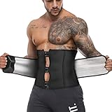 Nuestro cinturón de sudor para hombres está hecho de una versión mejorada de tela de polímero plateado que atrapa el calor y aumenta la temperatura central en poco tiempo, lo que aumenta rápidamente el sudor y lo hace cuatro veces más alto que otros recortadores de cintura de entrenamiento normales. Aumentará la tasa de sudor de su núcleo más que su ropa de entrenamiento habitual.