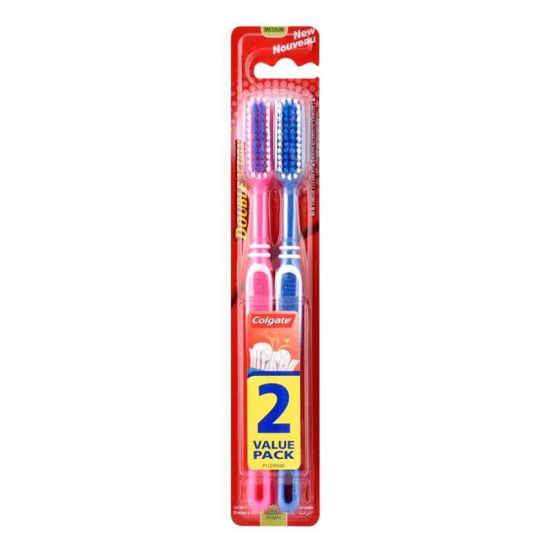 Amazon.com : Colgate Toothbrush 2Ct Double Action Medium Pack (3