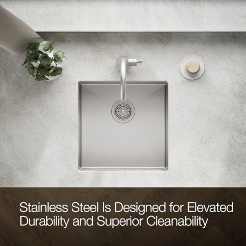 Kohler Strive 18-1/4" undermount single-bowl bar sink K-33152-NA Stainless Steel by Kohler - Image 5