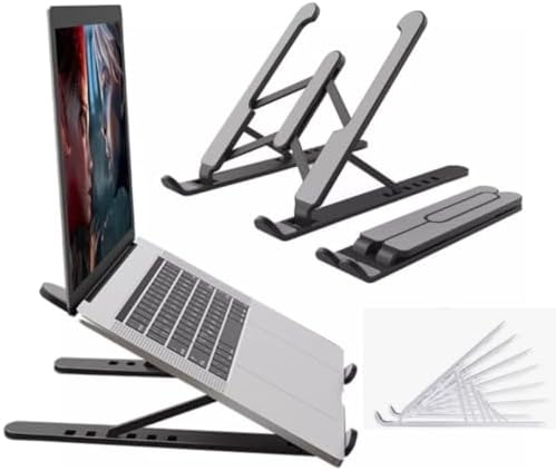 Suporte de Notebook Ergonômico Base Ajustável Dobrável Tablet (Pr...