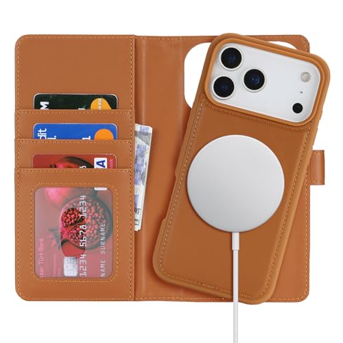 �g���������� iPhone 17 Pro Max �P�[�X Magsafe �Ή� iPhone17�v���}�b�N�X �P�[�X �蒠�^ �}�O�Z�[�t �ϏՌ� �y������2in1�z �J�[�h���[ ���C�����X�[�d�Ή� �t�F�C�N���U�[�i6.9�C���`�Ή��j -�u���E��