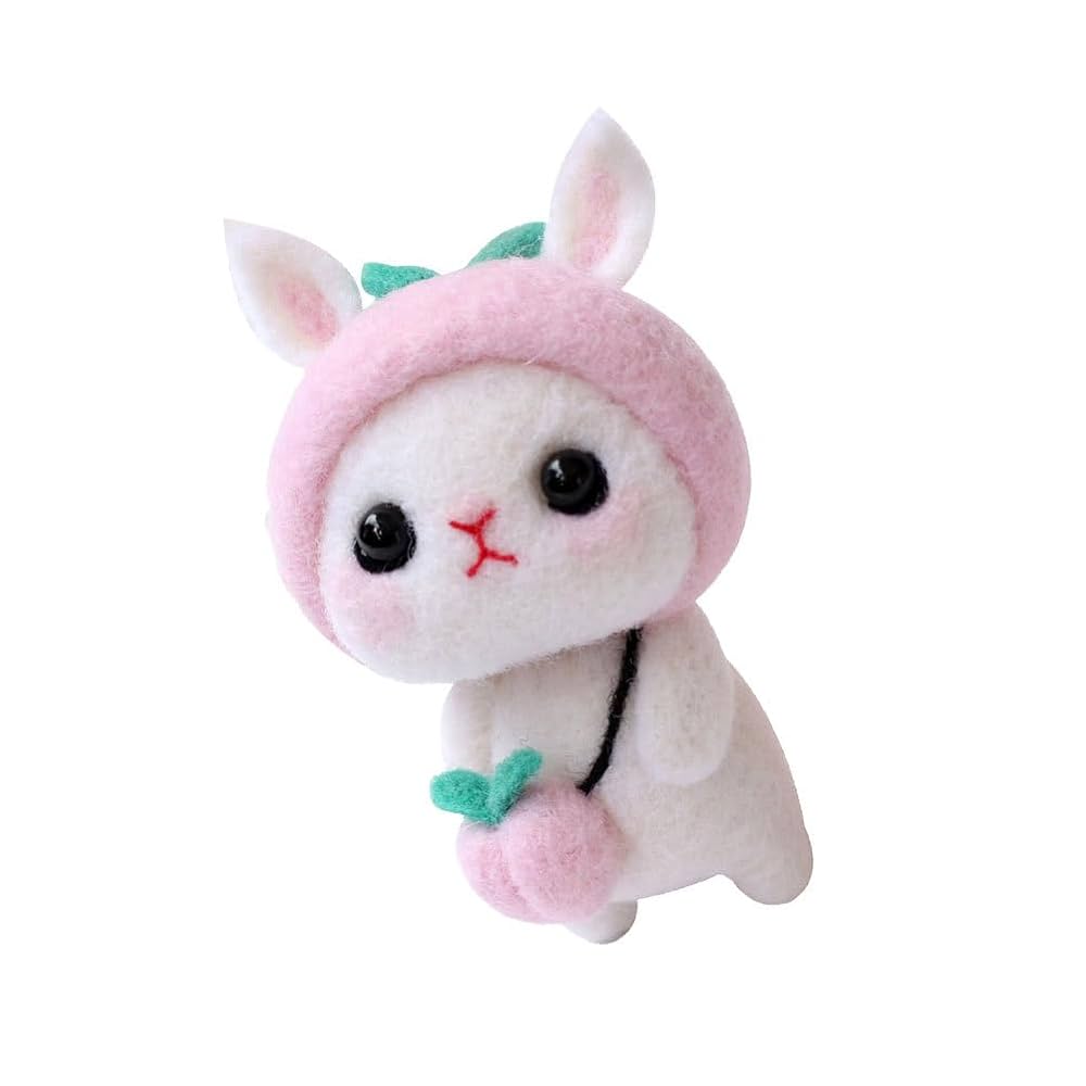 Amazon.co.jp: Artibetter 羊毛フェルト 羊毛キット うさぎ