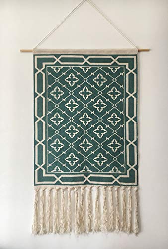 Macrame Woven Wall Tapestry Hanging Art, 20x34 Extra Large Boho