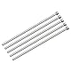 sourcing map 5Stk.Gerade Auswerferstifte 6mm(15/64) Durchmesser 65Mn Stahl 200mm (8)