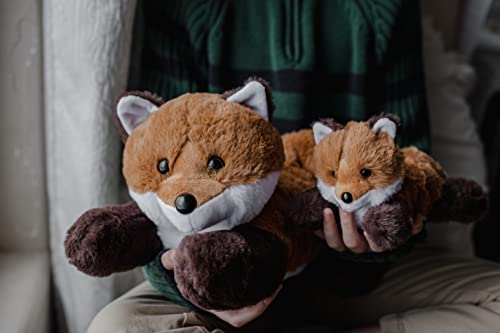 Mother & Baby Fox Plush Set | Super Soft Fox Stuffed Animal Toys For Toddlers 1-3 | Cute Plushies For Kids’ Bedroom | 18-In Stuffed Animals For Girls & Boys | Stuffed Fox Plushies By Exceptional Home #TOP7