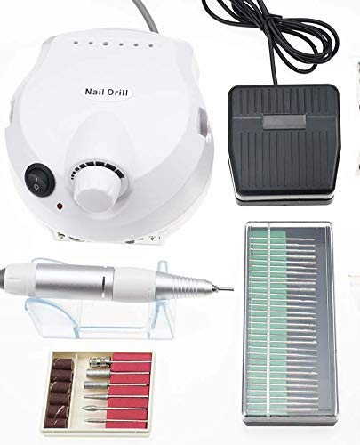 Preisvergleich Produktbild HYRGLIZI Professioneller Nagellack 35000 / 20000RPM Elektrische Nagelbohrmaschine Elektrische Maniküre Bohrmaschinen Zubehör Pediküre Kit Nagelbohrfeile Bit Nagelwerkzeug