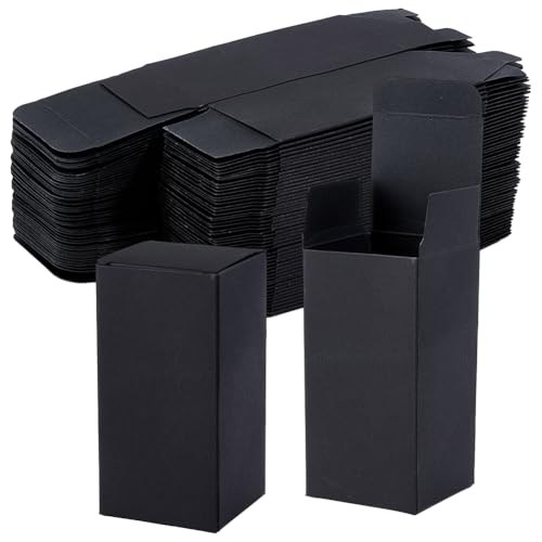 Boîtes cadeaux rectangulaires noires pour souvenirs de fête d'anniversaire