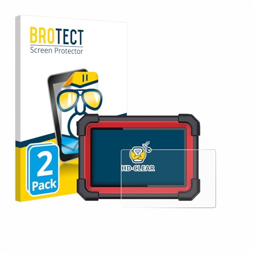 BROTECT Protector Pantalla para Launch X 431 CRP 919E BT Protector Transparente (2 Unidades) Anti Huellas