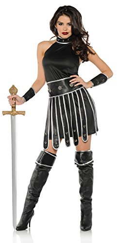 UNDERWRAPS Women's Medieval Costume - Warrior Queen Black