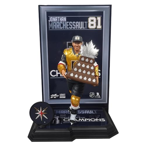 McFarlane Toys - Jonathan Marchessault w/Conn Smythe Trophy & Stanley Cup (Vegas Golden Knights) NHL 7in Posed Figure McFarlane's SportsPicks